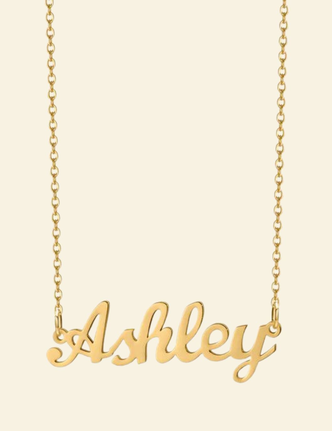 Personalized Custom Letter Silver Necklace