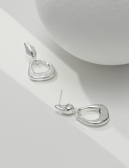 Silver Drop Earrings