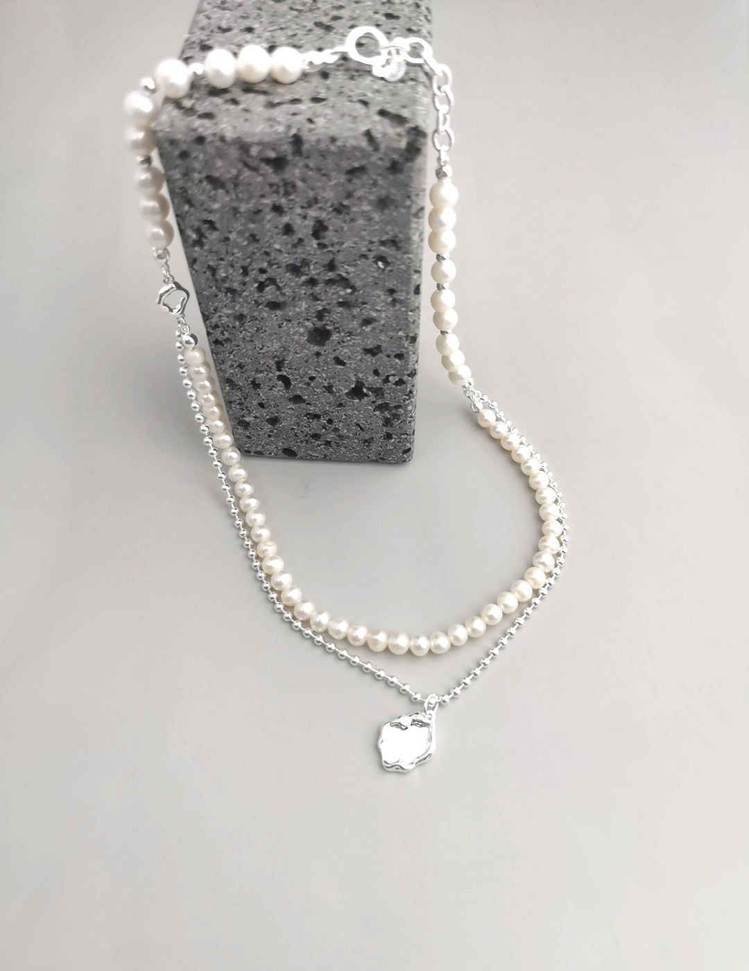 Double Layer Pearl Necklace