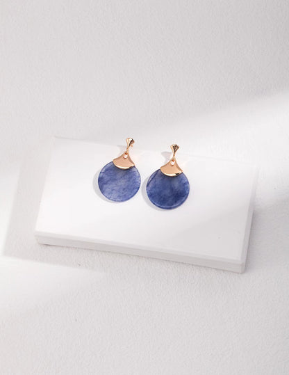 Blue Aventurine Earrings