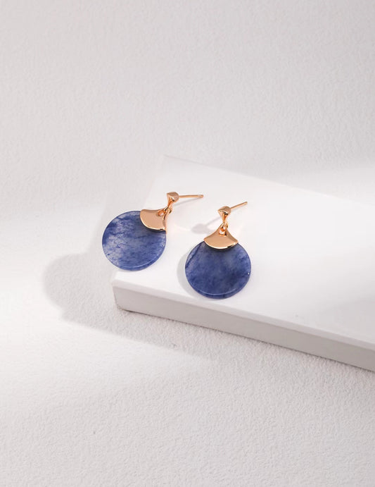 Blue Aventurine Earrings