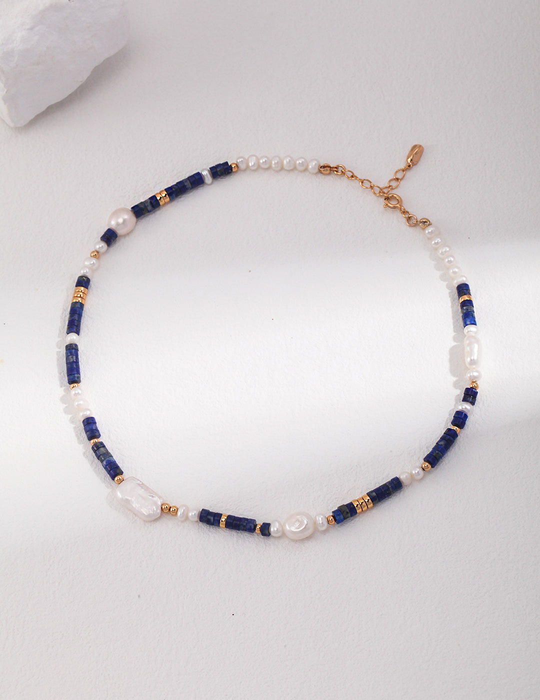 Lapis Lazuli Pearl Necklace