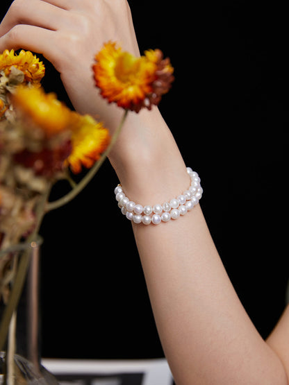 Double Layer Pearl Bracelet