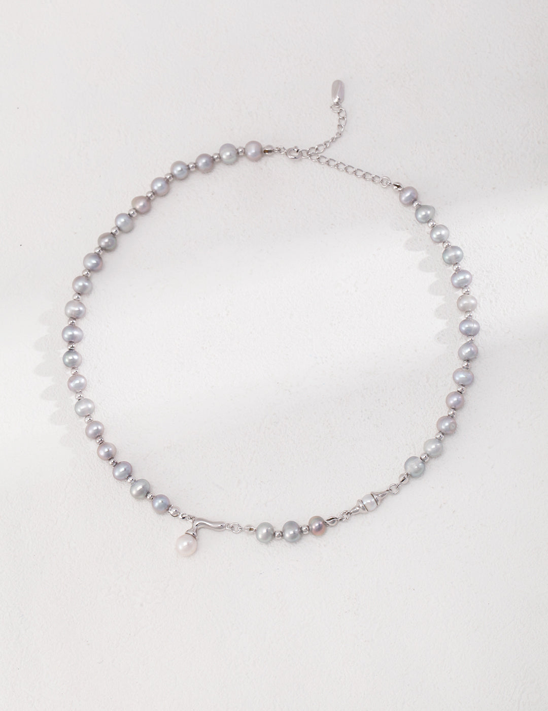 Grey Pearl Necklace