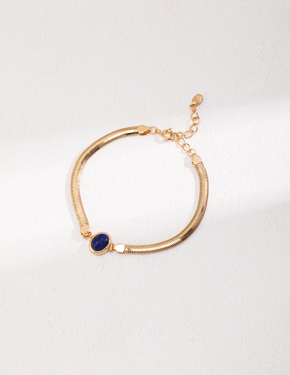 Tiger Eye/Lapis Lazuli Bracelet