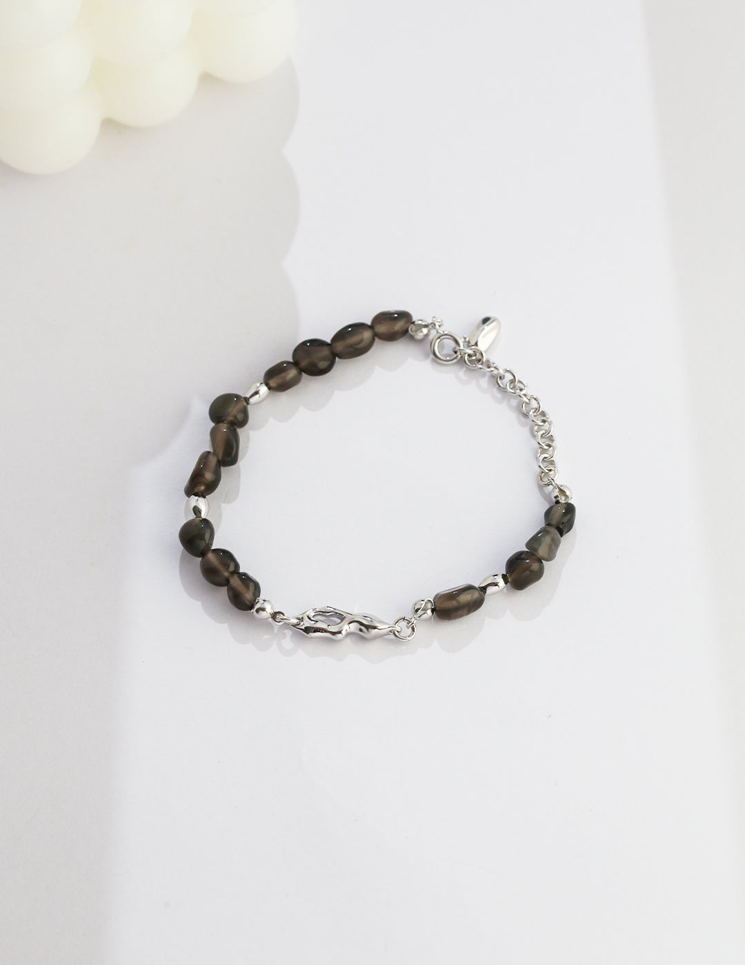 Silver Quartz Bracelet