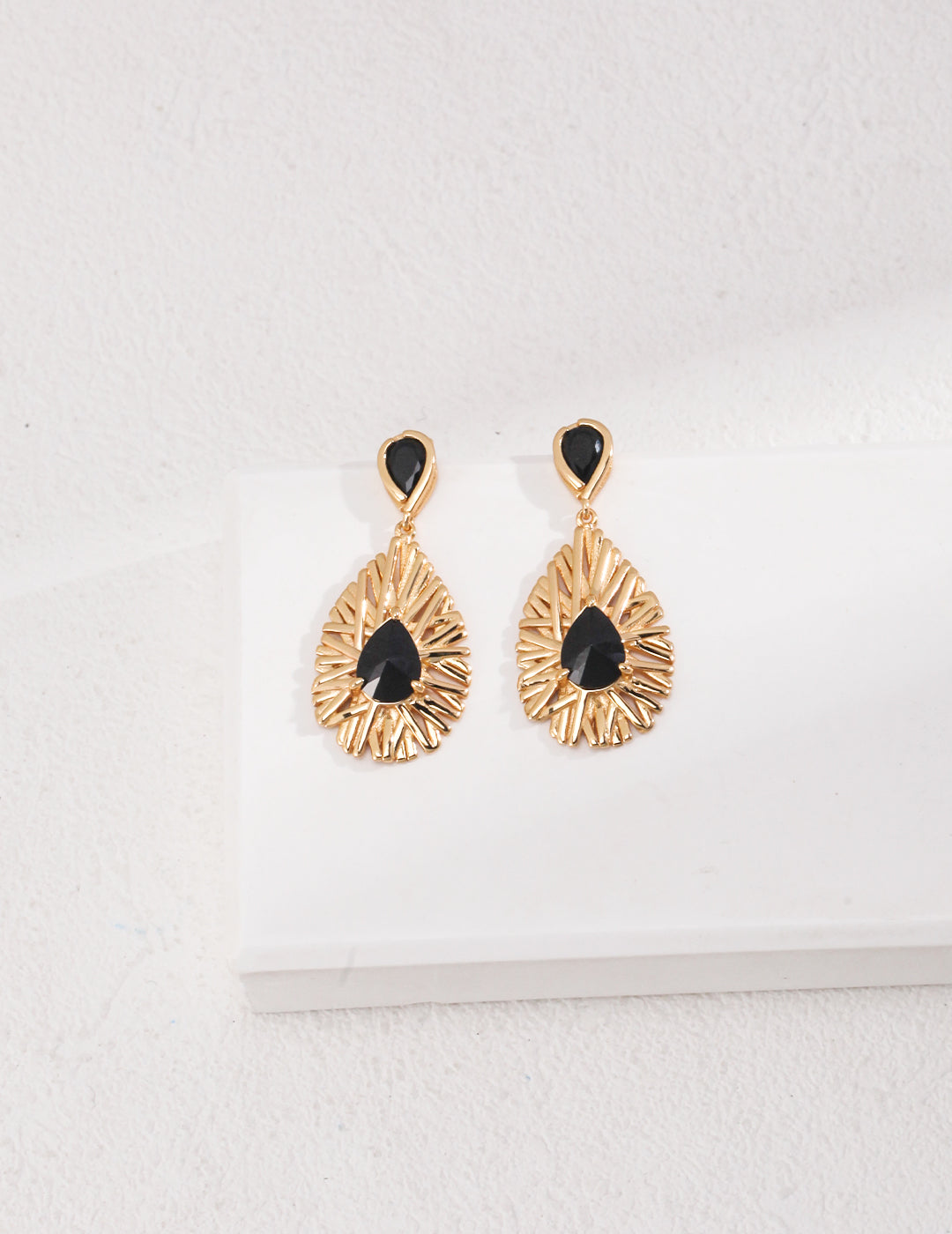 Black Zircon Earrings