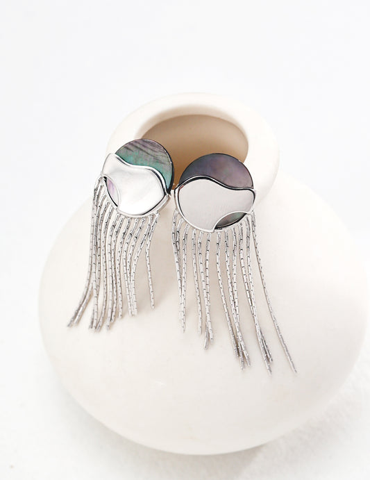 Silver Shell Earrings