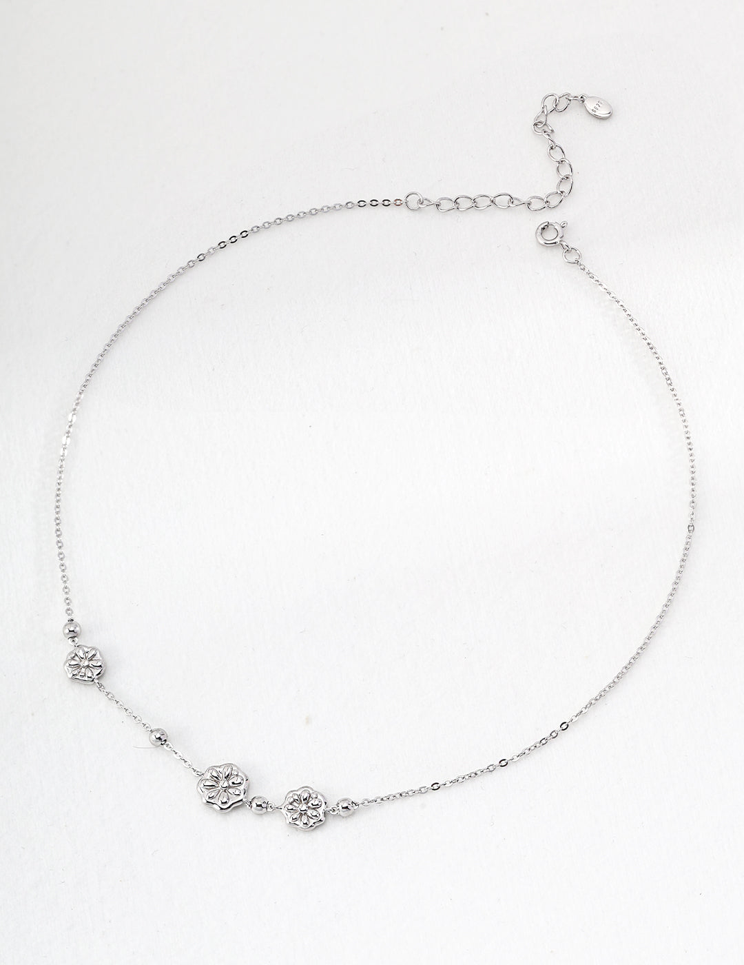 Blossom Silver Necklace