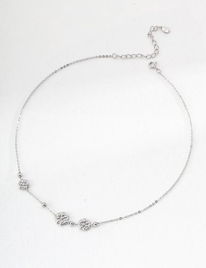 Blossom Silver Necklace